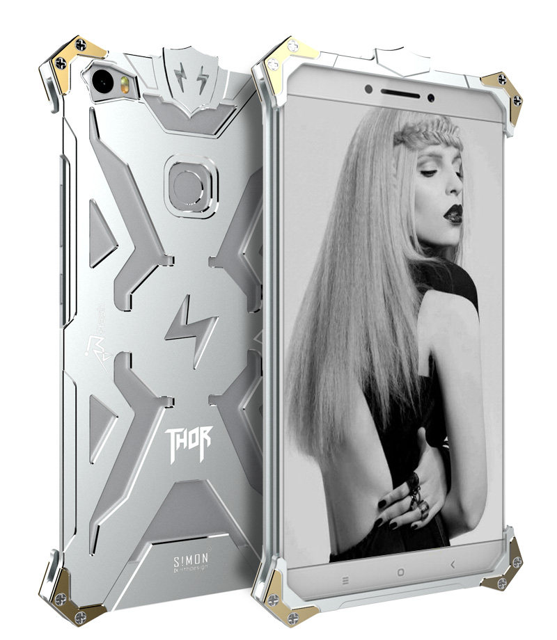 SIMON THOR Aviation Aluminum Alloy Shockproof Armor Metal Case Cover for Xiaomi Mi Max