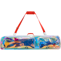 FRENZEL flange left free diving long fin bag chameleon transparent waterproof lightweight equipment fin bag