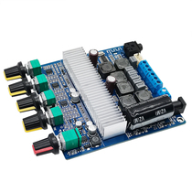 TPA3116 Bluetooth 5 0 digital power amplifier board 2 1 channel 2* 50W 100W subwoofer 12-24V with tone