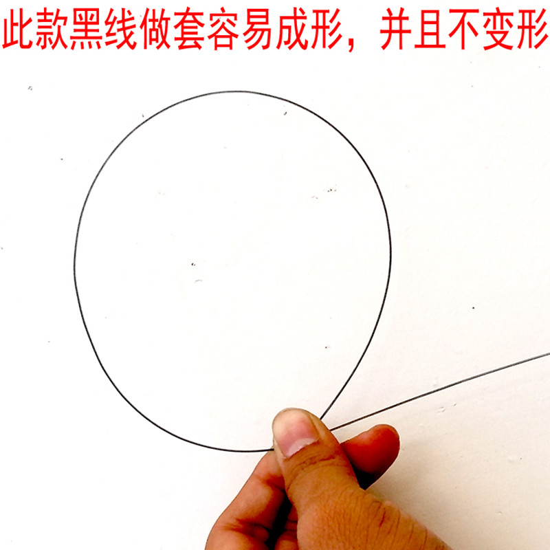 Neck cover, foot cover, door cover, 500m fishing line, foot wire, black gray, tensile strength, good wear resistance