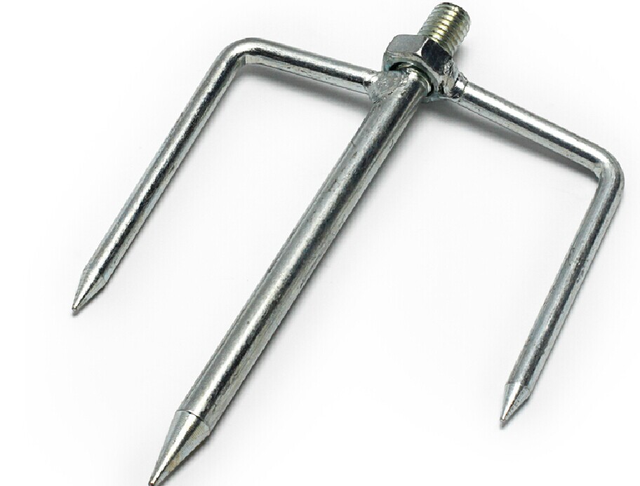 Factory direct sales umbrella plug-in frame fishing umbrella accessories Parasol plug-in umbrella foot fork umbrella seat fishing supplies