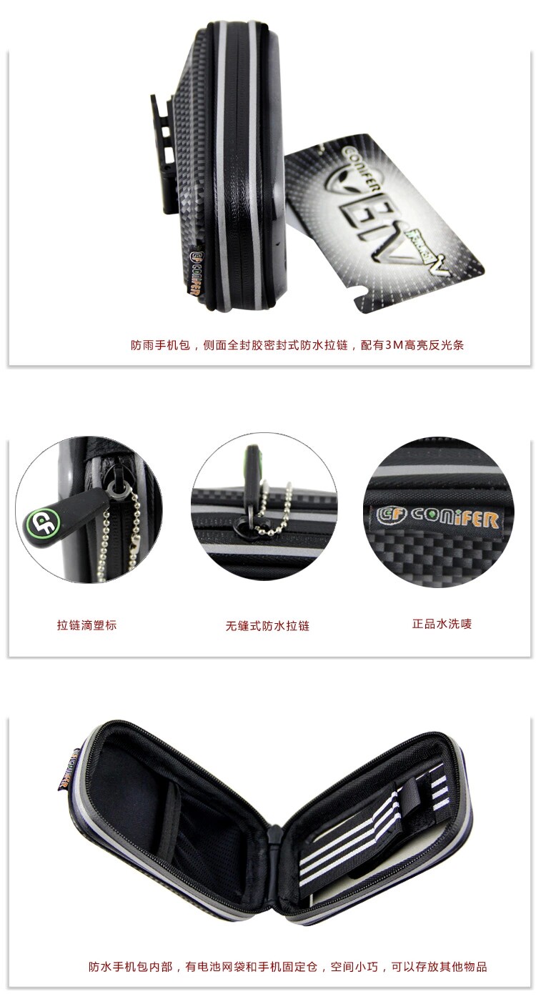 Sacoche pour vélo mixte CONIFER - Ref 2218102 Image 7