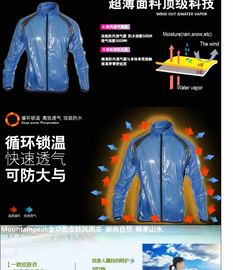 Tenue de cyclisme mixte PEAK MOUNTAIN - Ref 2229911 Image 5