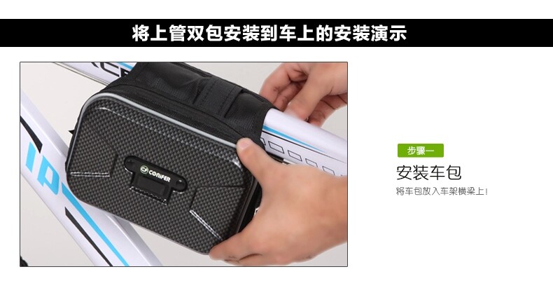 Sacoche pour vélo mixte CONIFER - Ref 2215939 Image 31