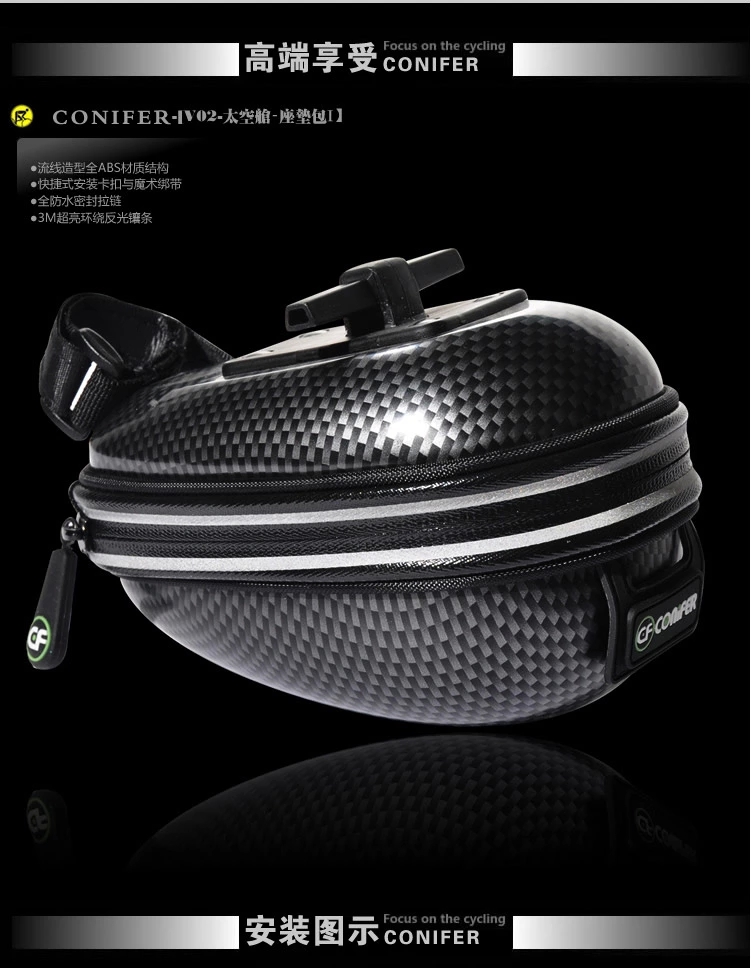 Sacoche pour vélo mixte CONIFER - Ref 2213068 Image 9