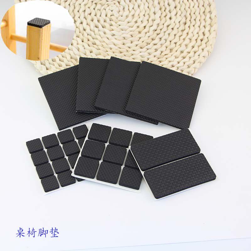 Home EVA Rubber Foam Rubber Mat Wood Footbed Wood Flooring Anti Slip Protection Cushion Stool Foot Sleeve Muted