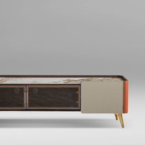 Youfan art TV cabinet modern light luxury home small apartment living room storage shelf Italian V130