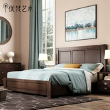 Youfan Art Caron Американская сельская кровать вода Quate Liu двуспальная кровать 1 Можно 8 кровать 1.5 Свадебная спальня 078H 078H