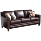 Soho Vatican Nghệ thuật tặng nước Mỹ sofa da retro căn hộ nhỏ phòng khách nhà hàng thẳng của U-3 - Ghế sô pha ghế sofa đơn Ghế sô pha