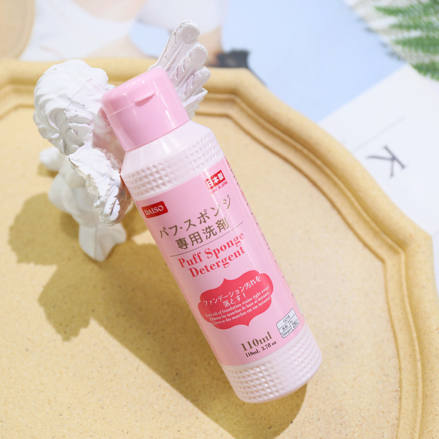 Japan native daiso Daizo puff cleaner makeup brush cleaner puff sponge cleansing 110ml