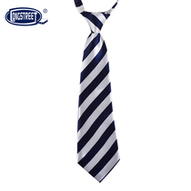 (Lan Shi)College gentleman navy blue and white wide tie accessories British performance Children adult 05244