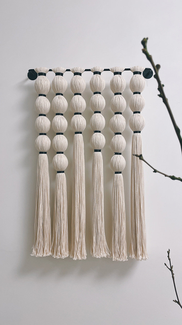 Гобелен 软装卧室玄关酒店流苏编织挂毯