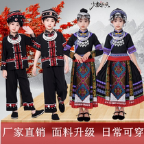 Childrens performance costumes of ethnic minorities in Yunnan Yunnan Yi Buyi Miao Yao and Zhuang performance costumes for boys