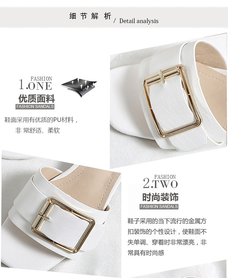 Sandales femme      en PU - Ref 2672103 Image 10