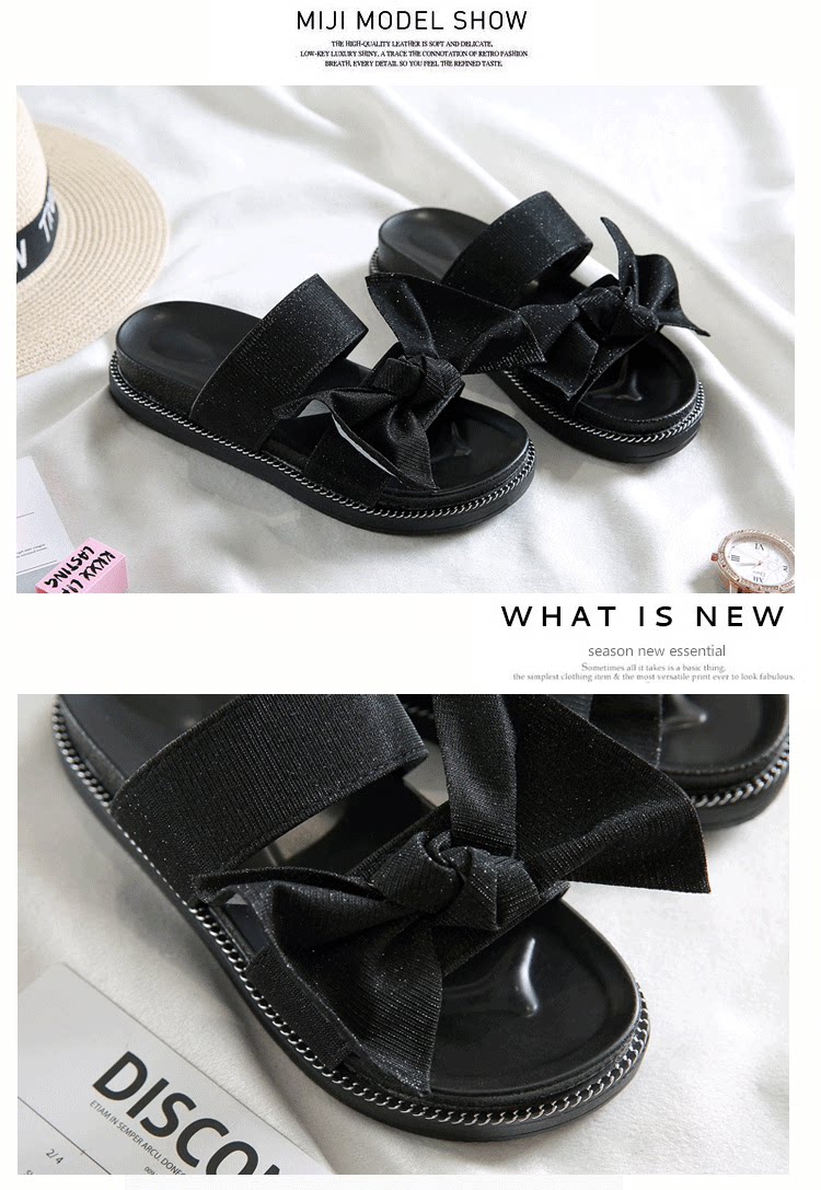 Sandales femme      en tissu paillete - Ref 2672100 Image 13