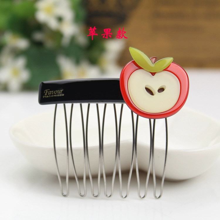 Chải tóc chải tóc mái bằng trái cây kẹp tóc nhỏ clip bangs phiên bản Hàn Quốc của kẹp tóc cắm đầu đơn giản phụ kiện tóc đầu mũ - Phụ kiện tóc