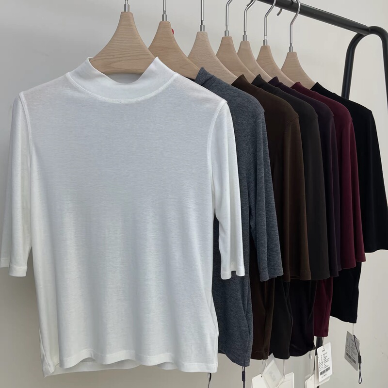 2026 Autumn 910Qq-047 Sheep Wool Turtleneck Mid-Sleeve Knitted Top S Bust 90 Length 56 No Returns No Exchanges 2026 Autumn 910Qq-047 Sheep Wool Turtleneck Mid-Sleeve Knitted Top S Bust 90 Length 56 No Returns No Exchanges