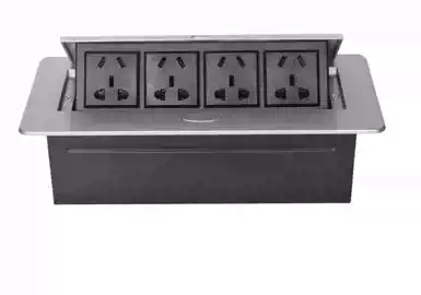 The pop-up multimedia desktop interface wire box multi-function power socket Office conference integrated module information