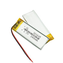 3 7V polymer lithium battery 301645 MP3 recorder recording pen reading pen business pen 240mA