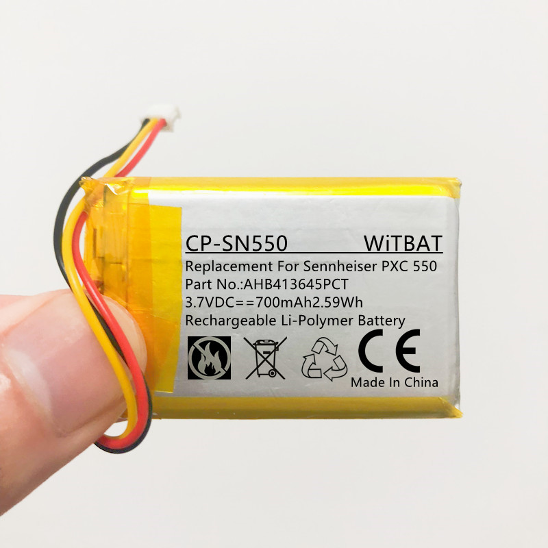 Suitable for Sennheiser PXC 550 Bluetooth headset battery AHB413645PCT