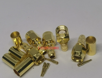 SMA-J-3 RF coaxial 48-hour salt spray test SMA male thickened gold-plated connector 50-3 RG142 RG22