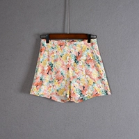 Mùa hè 2019 phụ nữ mới quần short thẳng màu quần đi lại retro quần âu thời trang phổ biến giá bắp cải - Cộng với kích thước quần áo áo khoác kaki nữ