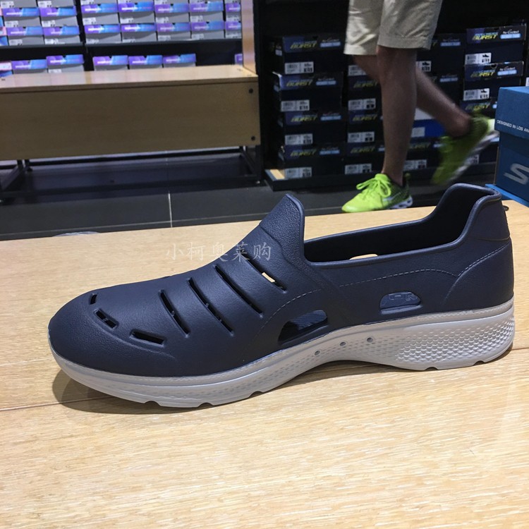 Skechers Skechers giày nam nhẹ không trượt mùa hè giày bãi biển thể thao dép 54270 quầy xác thực dép sandal nam hàng hiệu