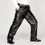 Мужские водонепроницаемые зимние утепленные штаны, утепленный износостойкий рабочий мотоцикл, свободный крой