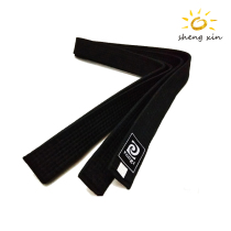 Rongyi brand adult men and women taekwondo embroidery embroidered belt karate coach belt master high section Black Belt