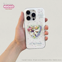 Двухслойный защитный чехол для мобильного телефона в стиле Love