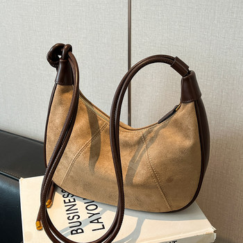 Autumn and winter popular suede dumpling bag for women