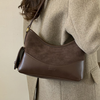 Niche design retro style armpit bag for women