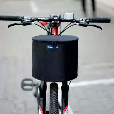 Big line folding car basket basket canvas cloth basket skateboard electric car basket climbing bicycle basket walking baby basket basket