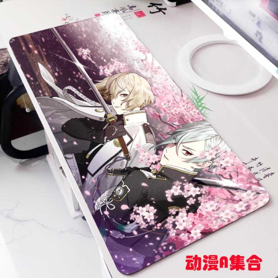 刀剑乱舞髭切膝丸键盘鼠标动漫周边cos宅男腐女二次元生日礼物