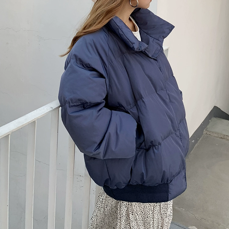 Áo khoác nữ mùa đông LAZYS 2018 mới rộng rãi dày ấm áp bông bánh mì cotton phiên bản Hàn Quốc của áo khoác cotton sinh viên hoang dã