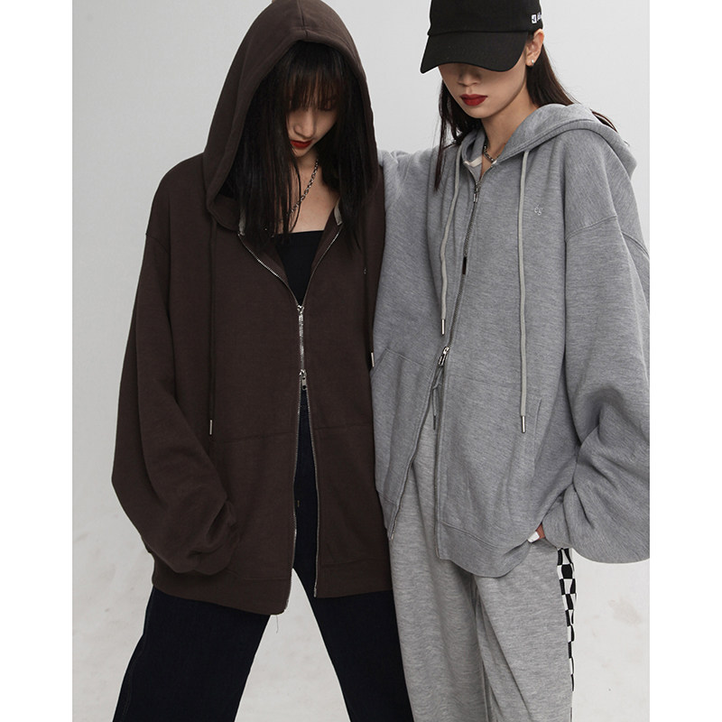 Race Little Lazy Grey Even Cap Sports Shirts Women's Spring And Autumn Slim-Style Jacket Design Sensation and Surge Early Autumn Han Edition Loose