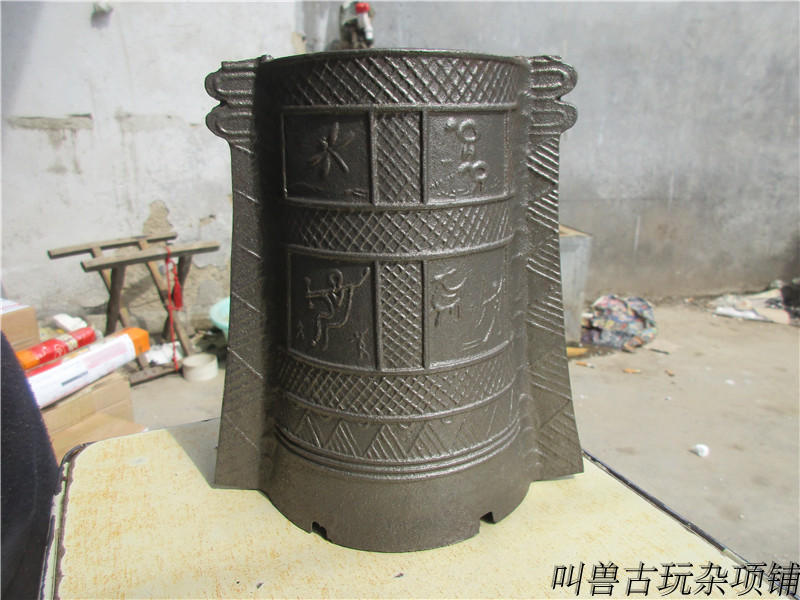 Japan reflow second-hand iron Southern iron Cast iron ornament Bottle vase Pen holder Fidelity