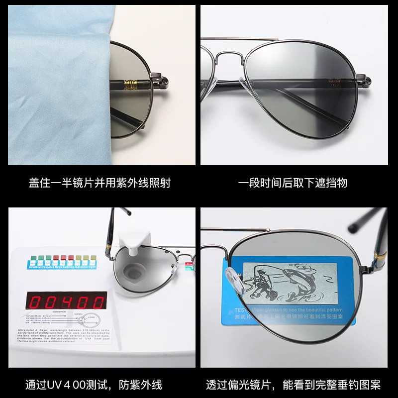 Classic fashionable sunglasses, retro glasses solar-powered