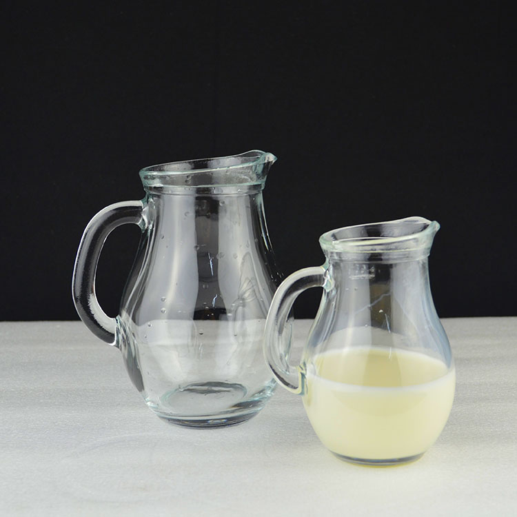 Turkey imported thickened heat-resistant milk pot glass milk pot coffee small milk pot breakfast milk cup milk tank sub-jug