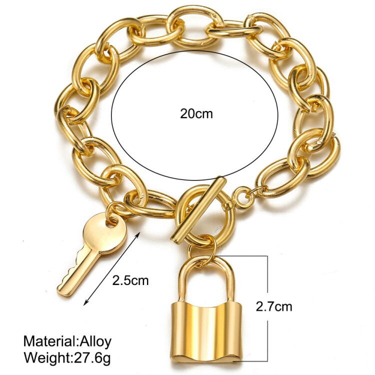 Heavy Chain Lock Bracelet 2-in-1 Wrist & Ankle Chain - Product image 6