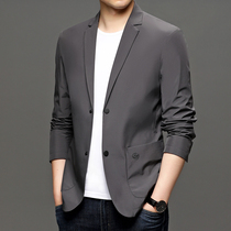 2022 Spring and Autumn New Suit Men High - end Business Leisure Fashion Thin Small West Costume Tide