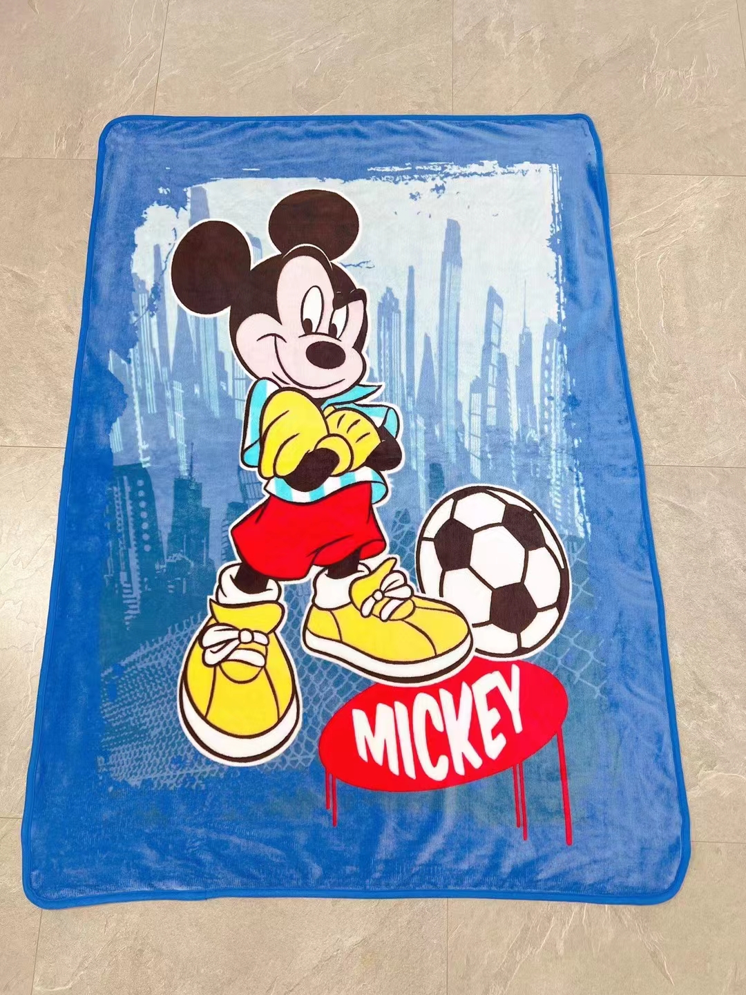 Mickey Mouse Mickey Mouse Blanket Kindergarten Cartoon Children's Blanket Coral Fleece Falaise Air Conditioning Blanket Cover Blanket Lunch Break Blanket