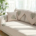 Bông vải ghế sofa đệm trượt đệm mùa hè lanh nhỏ gọn Scandinavian bộ sofa hiện đại bằng khăn chung - Ghế đệm / đệm Sofa tấm trải ghế sofa mùa hè Ghế đệm / đệm Sofa