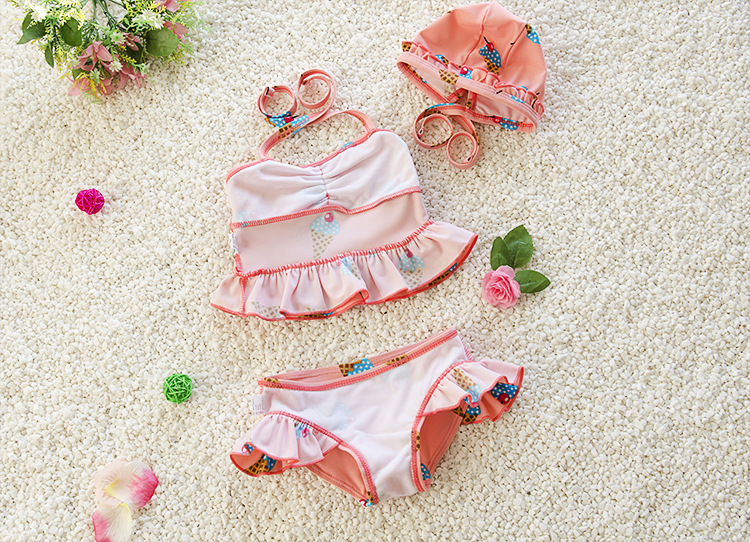 Đồ bơi trẻ em 1 bé gái 2 bé gái Đồ bơi 3 tuổi 4 bé gái trẻ em mùa xuân nóng bỏng bikini trẻ sơ sinh áo tắm cho bé