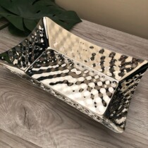 Luxury Sashimi Fruit Pan Bar High-end Hotel Metal Tray Swing Piece Home Living-room Tea Table Cup Containing Tray