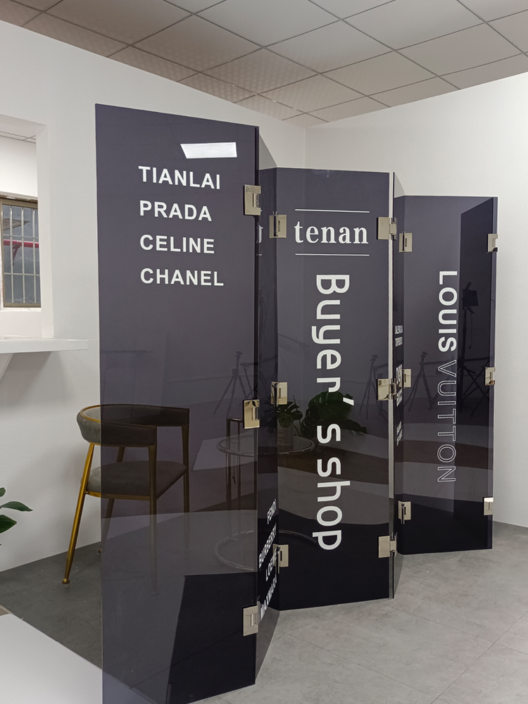 South Korean INS net red Tongan Acrylic Screen Office Can mobile partition Xuanguan Living room Decorative Billboard