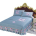 Ca ngợi chăn ga gối gia đình ba mảnh sang trọng châu Âu quilting Hàn Quốc in Hàn Quốc chăn bông bốn mùa giặt chăn trải giường Trải giường