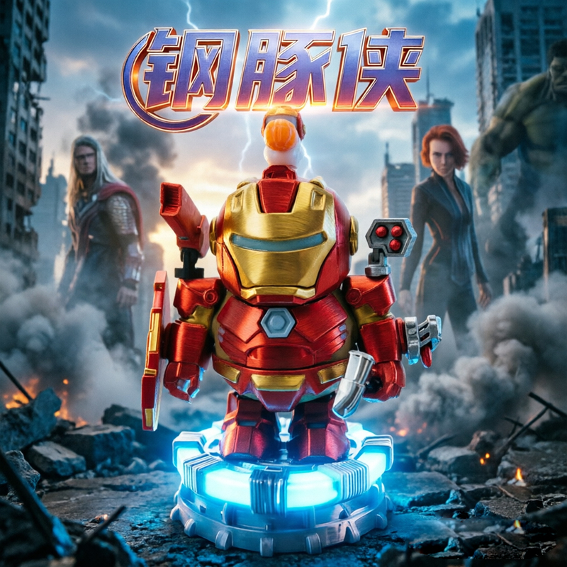 Kapibala Magnetic Toy Iron Man Mecha 3D Printed Capybara Creative Children's Business Gift for Boys and Girlfriends Kapibala Magnetic Toy Iron Man Mecha 3D Printed Capybara Creative Children's Business Gift for Boys and Girlfriends
