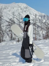 Snow No Full Press Glue Black Grey Collage BACK WITH PANTS 3L SKI WATERPROOF PLUS SUEDE Breathable Ski Back Strap Pants