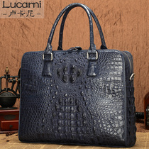 Real avocado leather handbag genuine leather mens large capacity single shoulder inclined cross business mens briefcase upscale mens bag wave